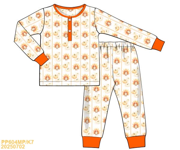 PREORDER Turkey Pajama Set