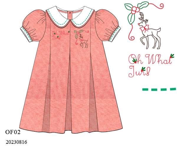Preorder Oh What Fun A-line Dress