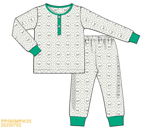 PREORDER Boy Mallard Pumpkin Pajama Set