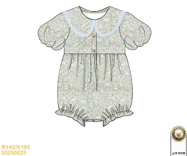 PREORDER Fall Florals with Lace Bubble