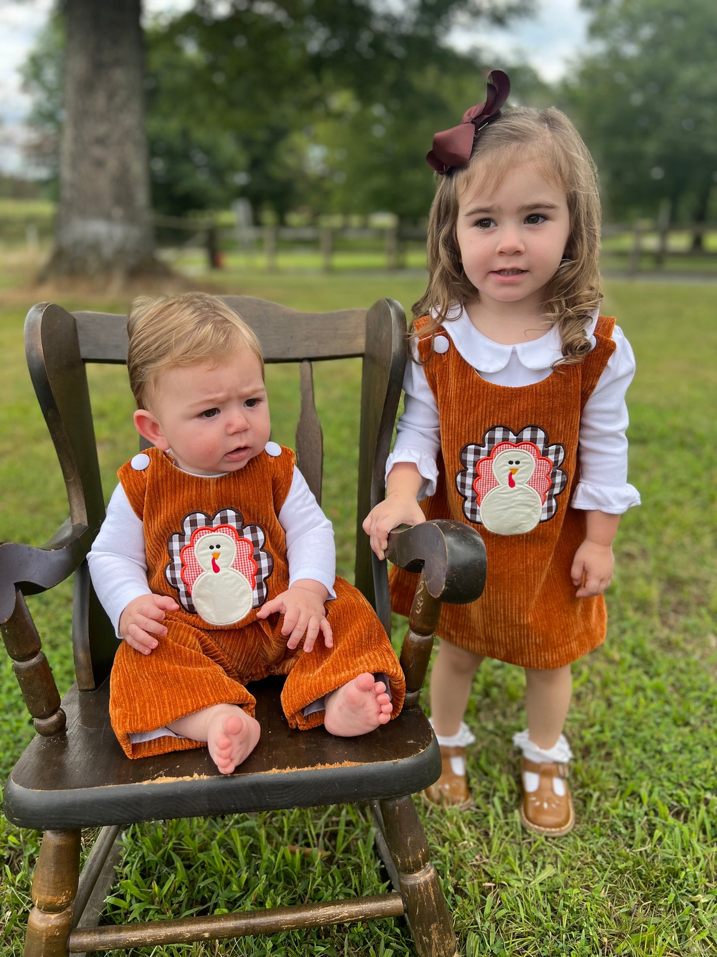 PREORDER Corduroy Turkey Boys Overall