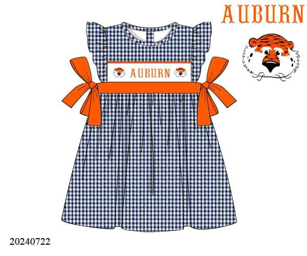 Preorder War Eagle Tie Side Dress