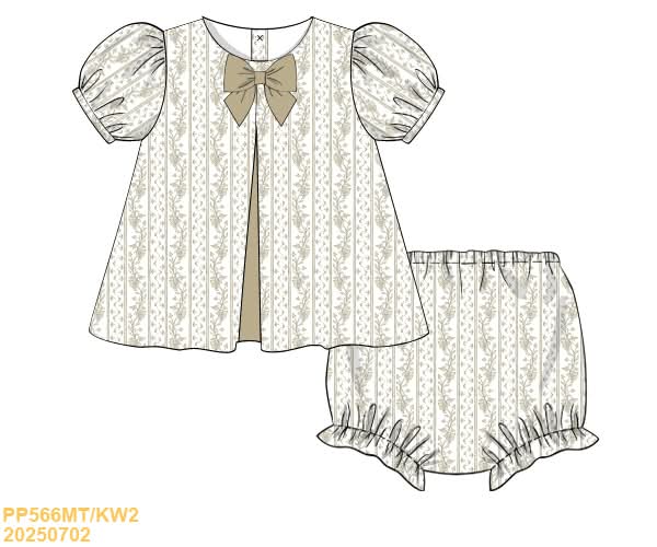 PREORDER Fall Vines Diaper Set