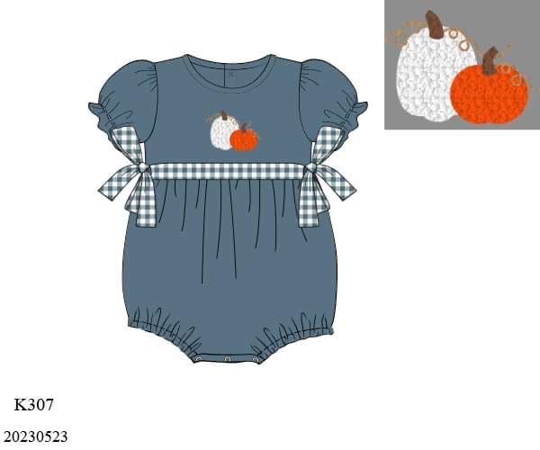 Preorder French Knot Pumpkin Knit Bubble