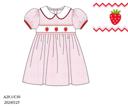 PREORDER Strawberry Pickin Dress