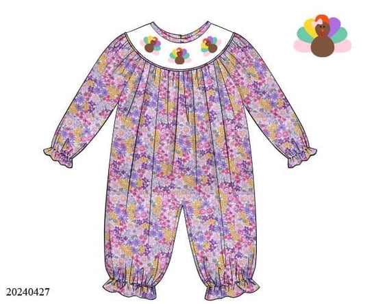 PREORDER Floral Turkey Long Bubble