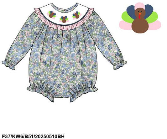 PREORDER Smocked Turkey Bubble