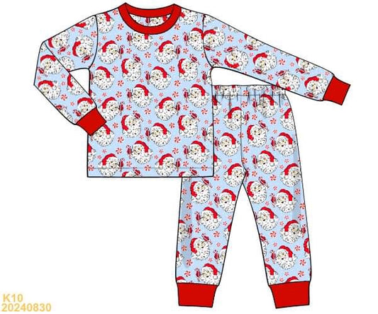 PREORDER Boys Vintage Santa Pajama Set