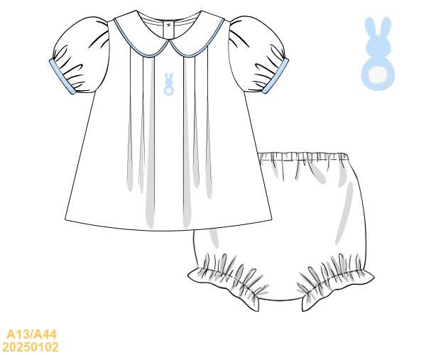 PREORDER Classic Bunny Diaper Set