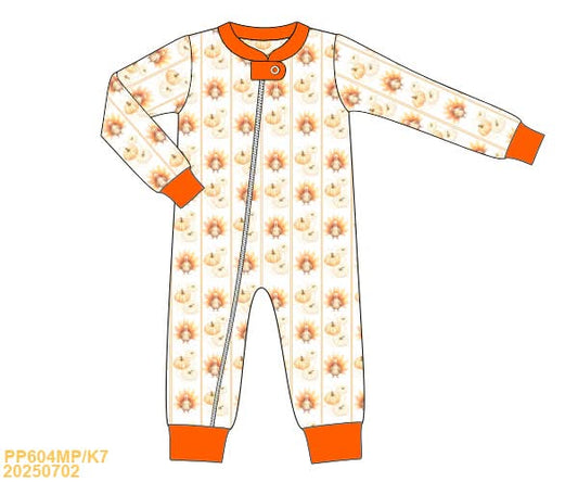PREORDER Boy Turkey Newborn Sleeper