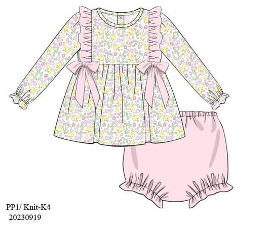 PREORDER Pink Petal Bloomer Set