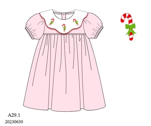 Preorder Pink Candy Cane Dress