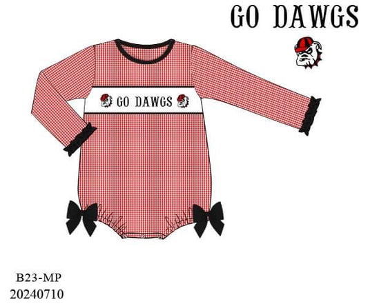 Preorder Bulldog Girls Knit Long Sleeve Bubble