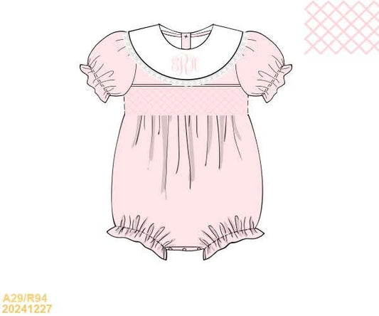 PREORDER Classic Pink Monogrammed Bubble