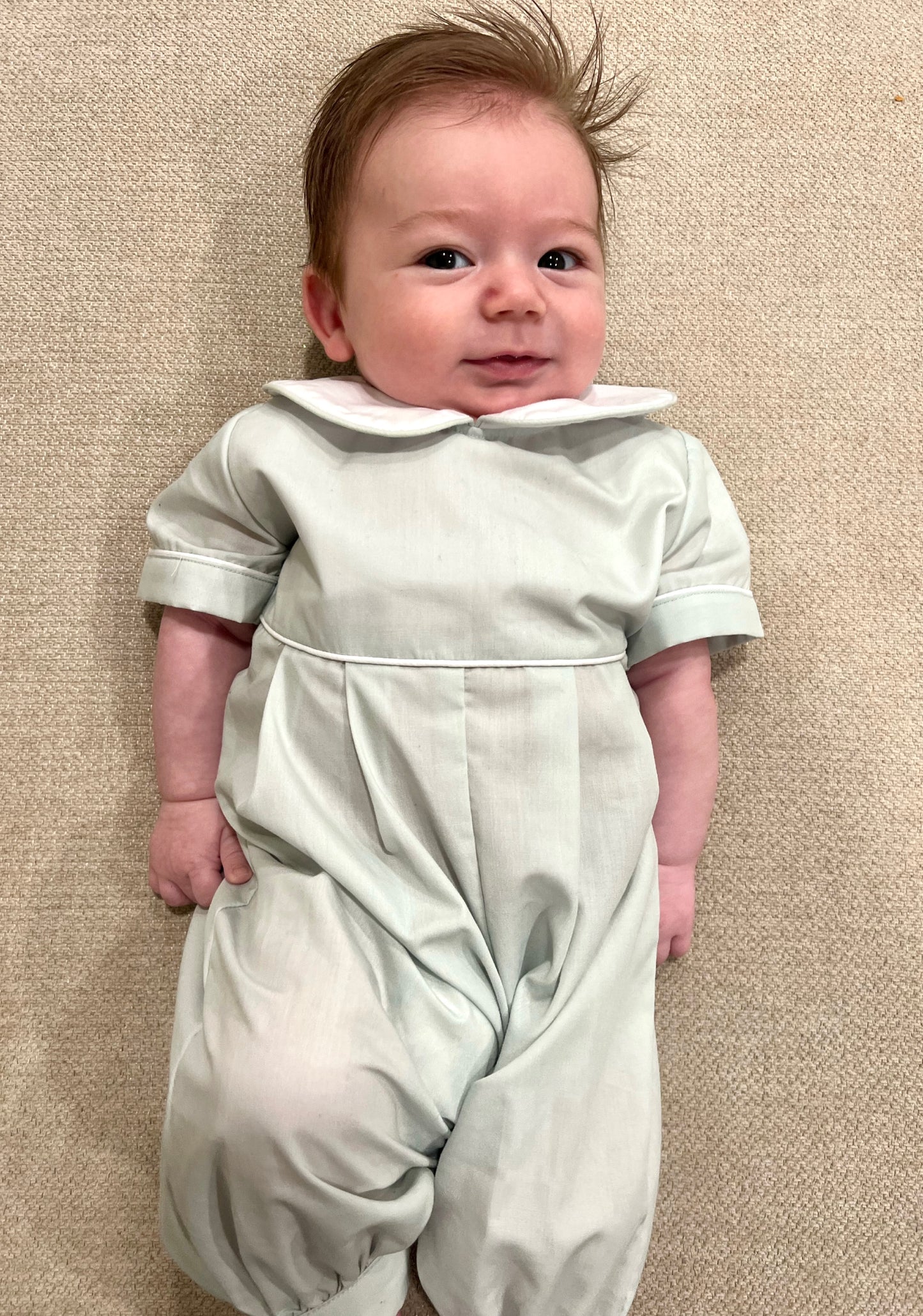 PREORDER Sage Heirloom Boys Romper