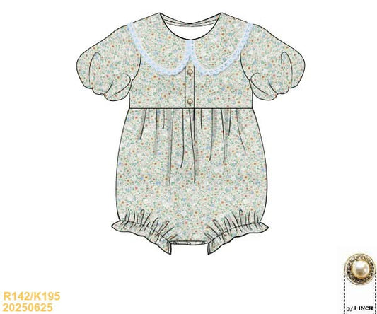 PREORDER Fall Florals with Lace Bubble
