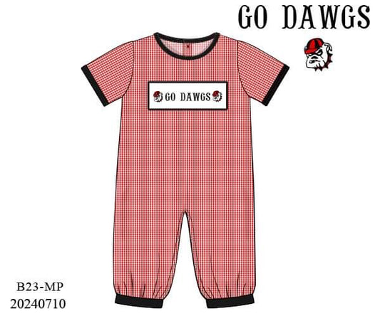 Preorder Bulldog Boys Long Romper