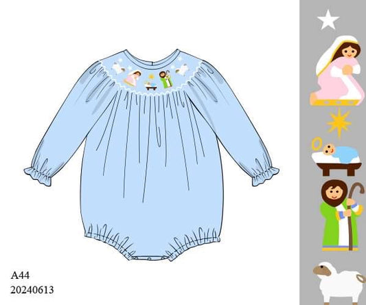 PREORDER Blue Bishop Nativity Bubble