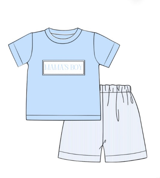 PREORDER Mama’s Boy Shorts Set