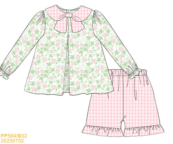 PREORDER Pumpkin Vines Short Set