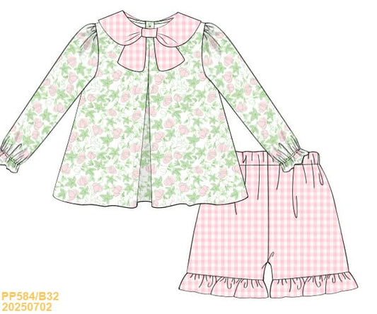 PREORDER Pumpkin Vines Short Set