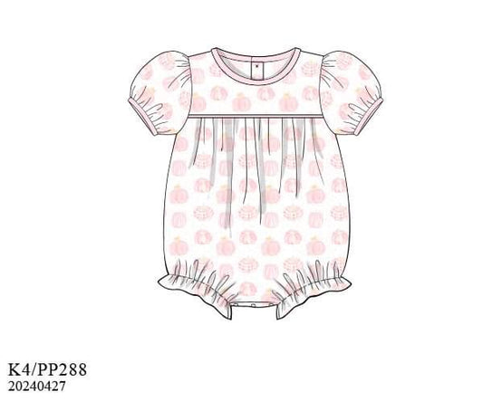 PREORDER Knit Pink Pumpkin Bubble