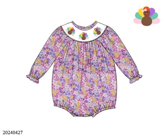 PREORDER Floral Turkey Bubble