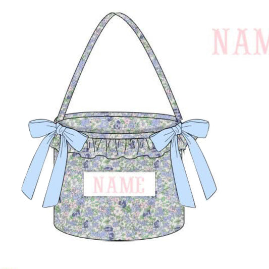 PREORDER Girls Personalized Bow Bucket