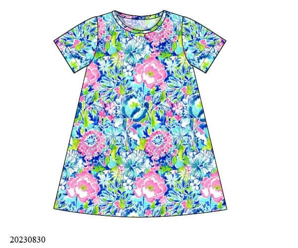 PREORDER Girls T Shirt Dress