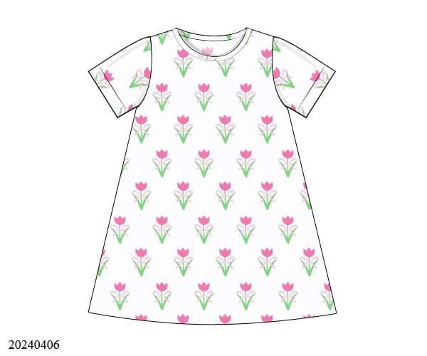 PREORDER Girls T Shirt Dress