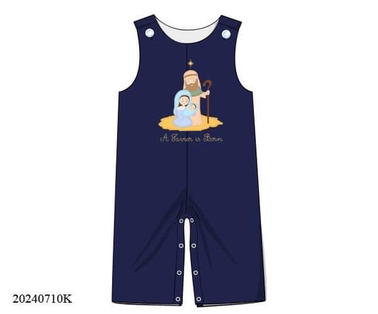 PREORDER Nativity Appliqué Boys Longall