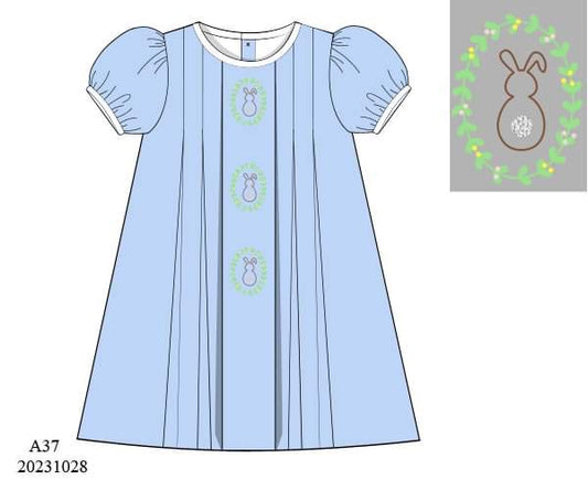 PREORDER Bunny Blues A-line Dress