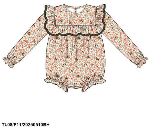 PREORDER Olive Fall Floral Bubble