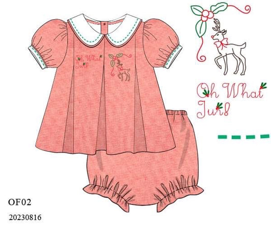 Preorder Oh What Fun A-line Diaper Set