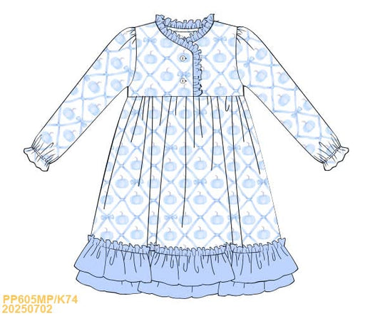 PREORDER Blue Pumpkin Sleep Gown
