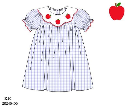 PREORDER Scallop Apple Dress