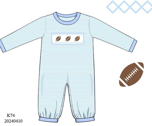 PREORDER Boys Game Time Long Romper
