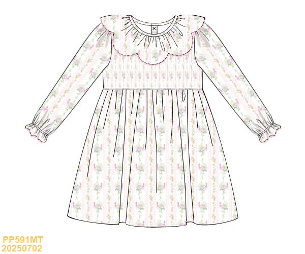 PREORDER Vine Turkey Bow Dress