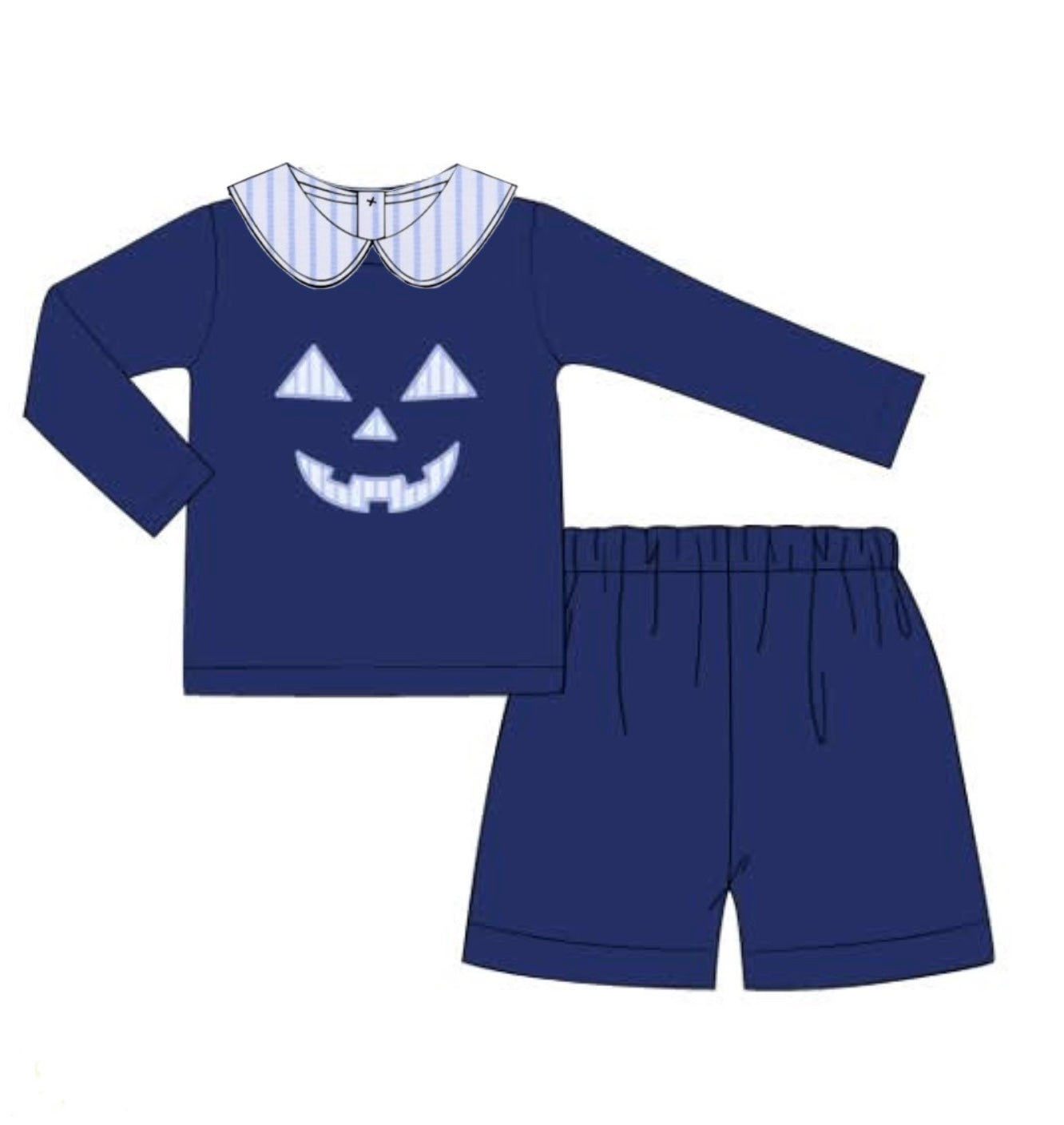 PREORDER Boys Jack-o’-lantern Shorts Set