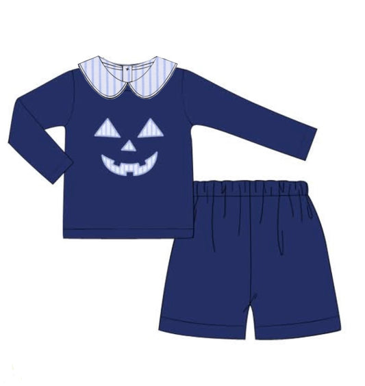 PREORDER Boys Jack-o’-lantern Shorts Set