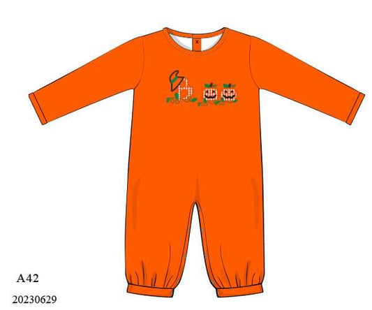 PREORDER Boys Boo Long Romper