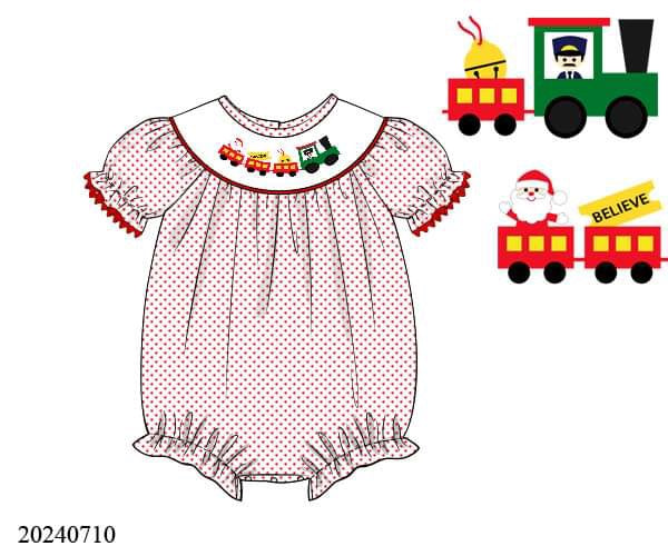 PREORDER Believe Train Smocked Bubble