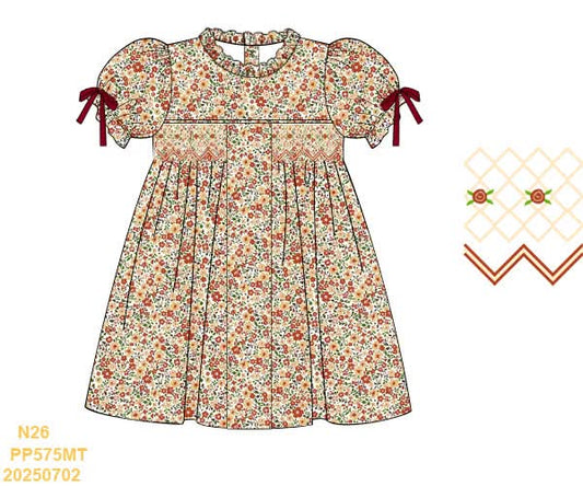 PREORDER Fall Floral Dress