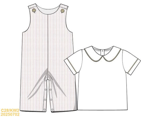 PREORDER Boys Pinstripe Longall