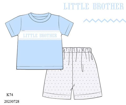 PREORDER Little Brother Shorts Set