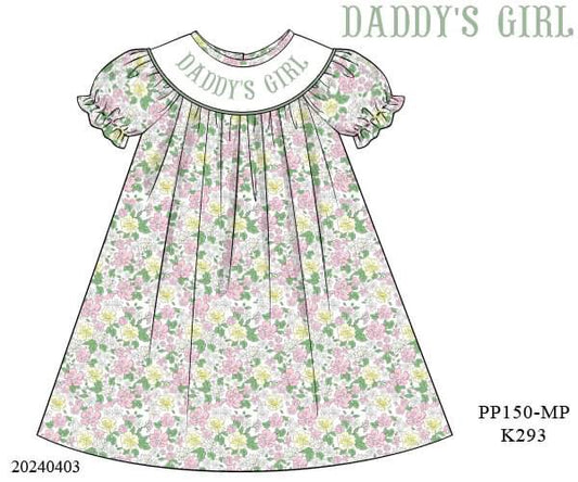 PREORDER Daddy’s Girl Smocked Dress