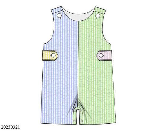 PREORDER Colorblock Boys Shortall