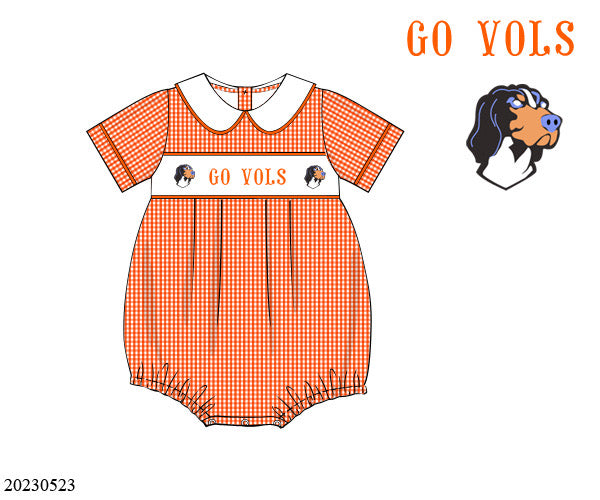 Preorder Volunteers Smocked Collared Bubble