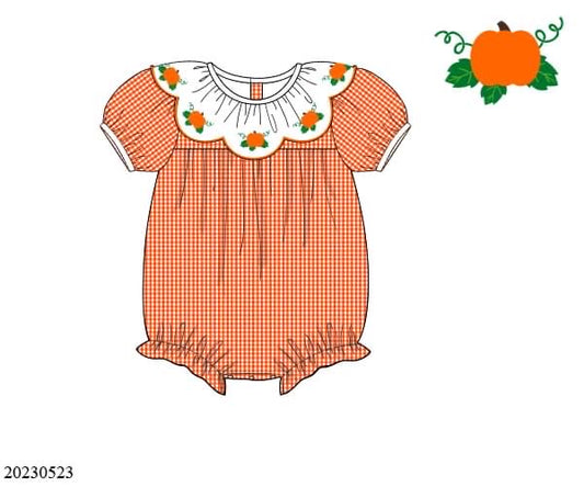 Preorder Scallop Neck Pumpkin Bubble