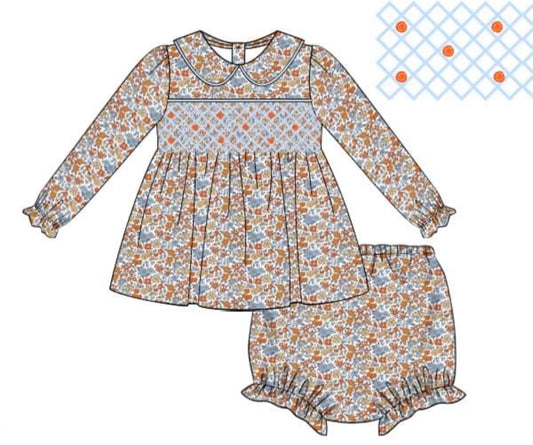 Preorder Fall Florals Diaper Set